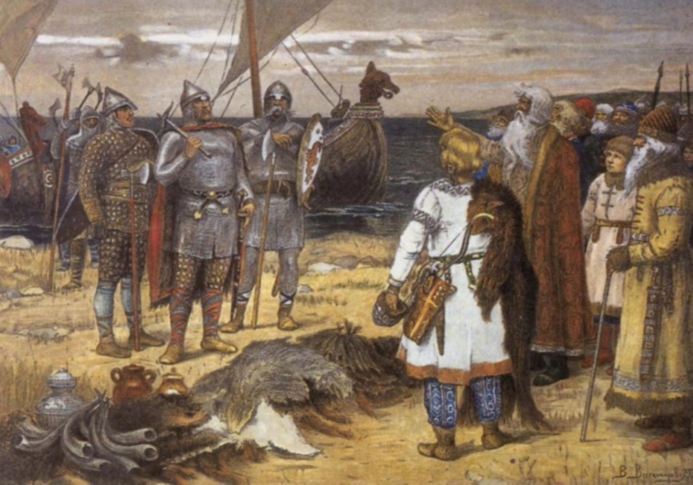 Призвание Варягов. Художник В.М.Васнецов.