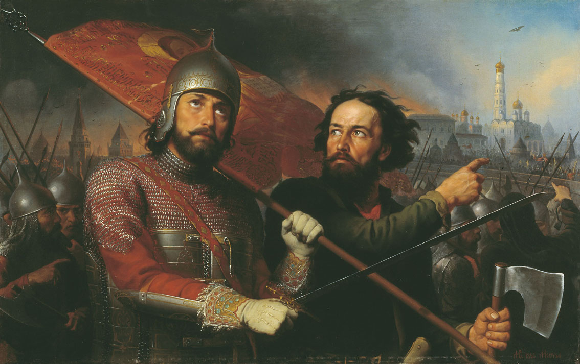 Минин и Пожарский. Художник М.И.Скотти, 1850